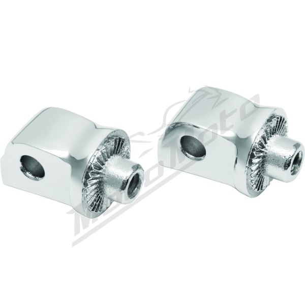 KURYAKYN Passenger Footpeg Adapters Harley Davidson FLDE / FLFBS / FLHC / FLSL / FXLR / FXST 1750/1923 18-26