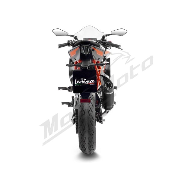 LEOVINCE LV One Evo Black Edition Slip-on Muffler  KTM RC 125-390 22-23