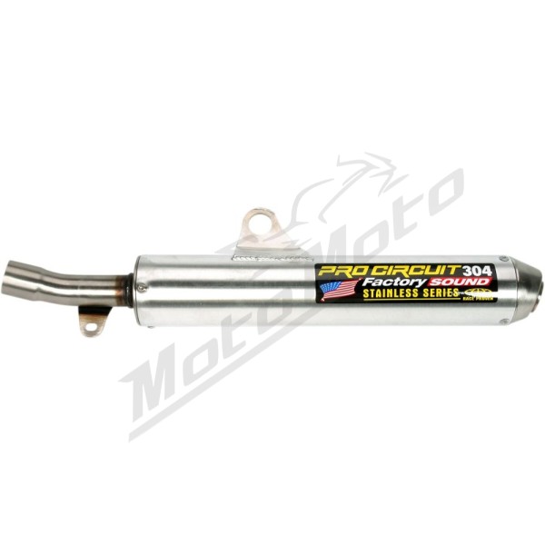 PRO CIRCUIT 304 Silencer Stainless Steel/Aluminum Yamaha YZ 490 84-90