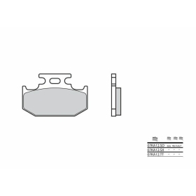 BREMBO Off-Road Sintered Metal Brake pads KAWASAKI / SUZUKI / YAMAHA 125-500cc 1982-2024