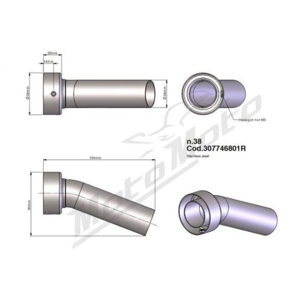 LEOVINCE DB Killer Insert BMW K 1300 R 09-11