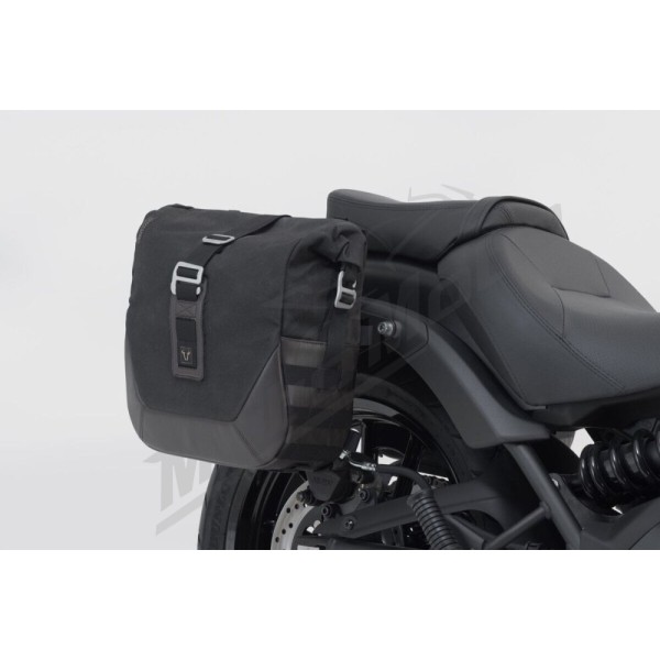 SW-MOTECH Legend Gear LC2 šoninės daiktadėžės Black Edition Kawasaki EN 650 15-24