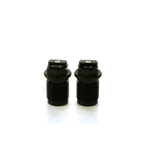 Accel Black Front Shock Absorber Top Cap Nut Honda / Kawasaki / Suzuki / Yamaha 250-450cc 08-20