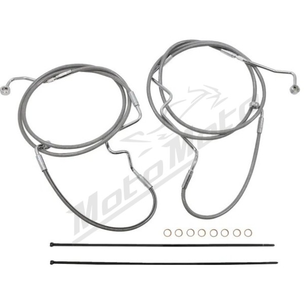 MAGNUM SHIELDING XR Trosų / lynų / elektros laidų prailginimo kompl. chromuotas 30.5/35.5cm Harley Davidson FLTRK / FLTRKSE / FLTRT / FLTRXSE / FLTRX 1750/1977 21-24