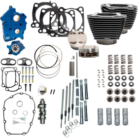 S&S CYCLE 128" Power Package for 114"/117" Oil Cooled M8 Harley Davidson FLFBS / FLH / FLHCS 1868-1977cc 18-25