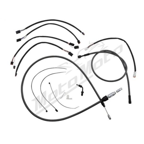 MAGNUM SHIELDING Karbon Fiber Handlebar Installation Kit 38/43cm Harley Davidson FLDE / FLFBS / FXBBS / FXBR / RXLR 1750/1923 18-24