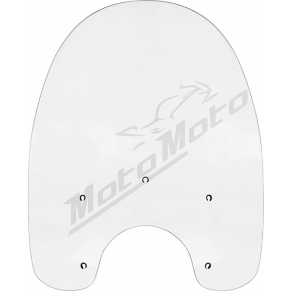 MEMPHIS SHADES HD Replacement Plastic Windshield 53,5x58,5cm Harley Davidson FLS / FLSS / FLST / FLSTC / FLSTCI / FLSTF / FLSTFB / FLSTN / FLSTSB / FLSTSC 1340-1800 88-17