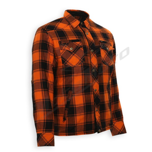 SALE! Bores Lumberjack Premium Jacket-Shirt S Orange/Black