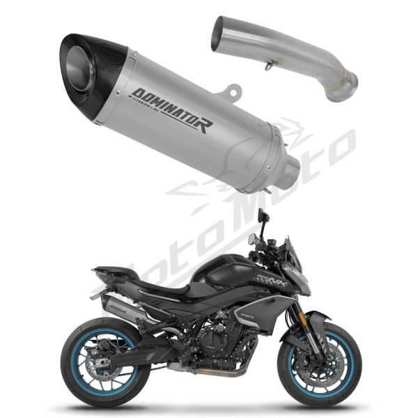 CF MOTO 800 NK 2023-2026 Dominator Exhaust Silencer Muffler Titanium HP8 + dB killer
