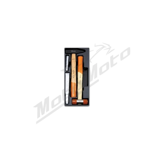 BETA Hard Thermoformed Tray with 2 Hammers + 2 Chisels