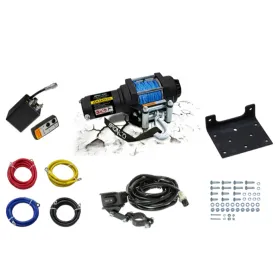 Bronco winch 2500lbs (1134kg) synthetic rope 4.8mm x 10m