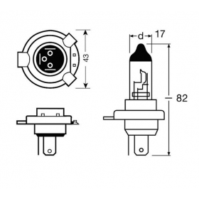 Lemputė OSRAM HS1 12V/35-35W