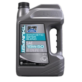 BEL-RAY Thumper® Racing Synthetic Ester Blend 4T Engine Oil 15W-50 - 4T - 4L