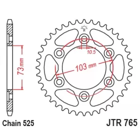 Rear sprocket JTR765
