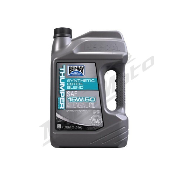 BEL-RAY Thumper® Racing Synthetic Ester Blend 4T Engine Oil 15W-50 - 4T - 4L