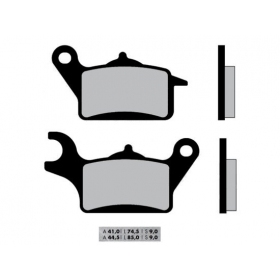 Brake pads NOVASCOOT FT3179 / MCB882 STANDARD