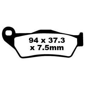 EBC SFA Brake Pads APRILIA / GILERA / MBK / SUZUKI / VECTRIX / YAMAHA 125-850cc 98-14