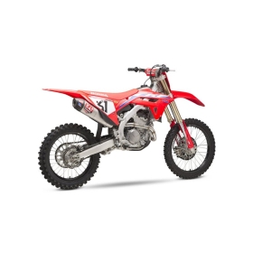 YOSHIMURA RS-12 Signature Series Full Exhaust System Stainless Steel/Carbon Honda CRF250R 2022-2024