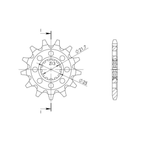 Supersprox / JT Front sprocket 1565.13 SC