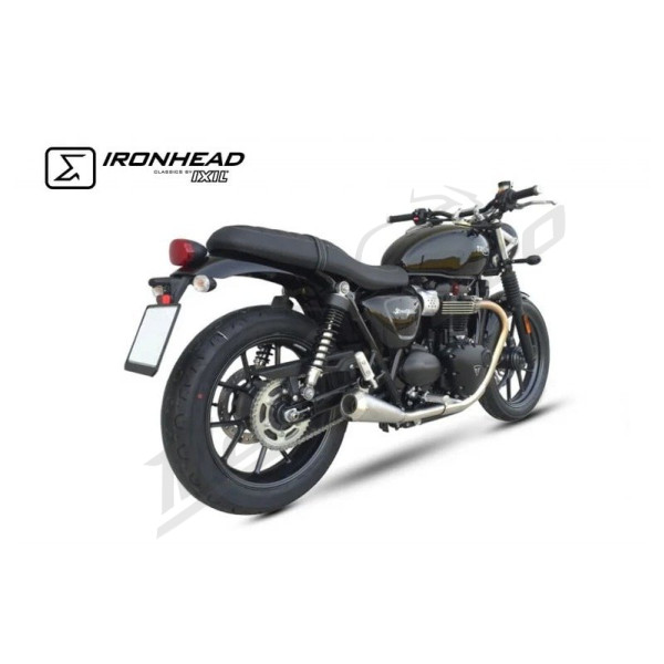 IXIL Stainless steel mufflers Triumph Street 900 16-21