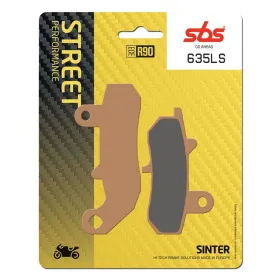 SBS LS Street Excel 635LS Sintered Rear Brake Pads Suzuki DR / RG 125-800cc 89-96