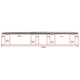 Galinė ašis MaxTuned ATV 90cc / 110cc Ilgis 650 mm