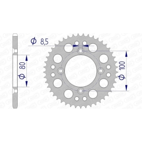 AFAM Aluminium Ultra-Light Rear Sprocket 420 ​​​​​​​36-46 teeth HONDA CR / XR / CRF 70-80cc 82-12