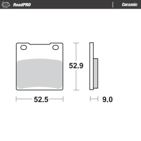 MOTO-MASTER Ceramic Brake Pads Kawasaki / Suzuki 125-1300 79-07