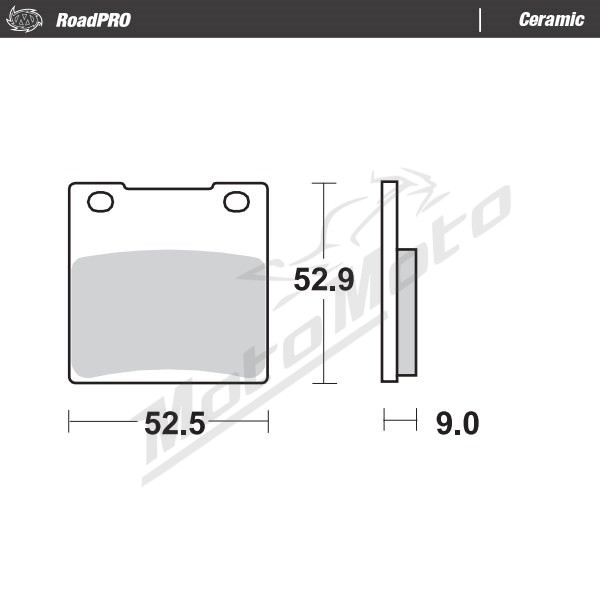 MOTO-MASTER Ceramic Brake Pads Kawasaki / Suzuki 125-1300 79-07