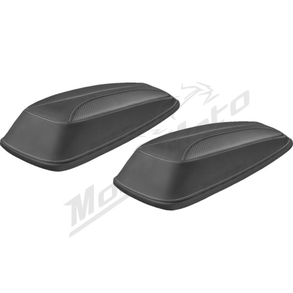 SADDLEMEN Dominator Side Storage Box Covers / Guards Harley Davidson FLH / FLHR / FLHTK / FLHX / FLTRX 1690-1977 14-23