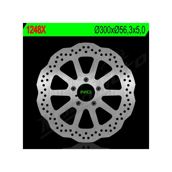 NG Front Fixed Brake Disc 300X56,3X5mm Harley-Davidson FLSB / XL 883-1868cc 14-21