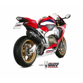 MIVV Speed Edge Slip-on Steel Black/Carbon Honda CBR 1000 17-19