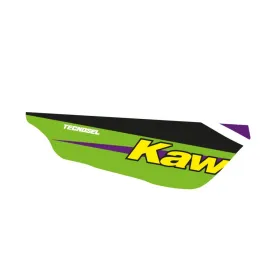TECNOSEL Sėdynės užvalkalas ir lipdukų kompl. Kawasaki KX 125-250 94-98