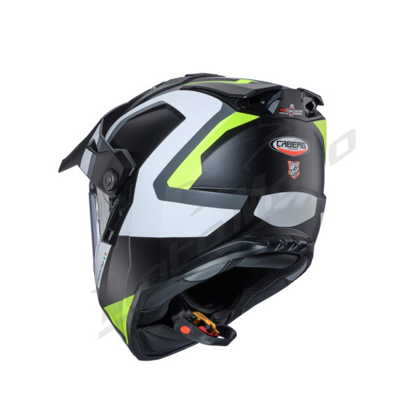 Off Road Helmet Caberg Tanami Scram Matte Black/Gray/Fluo Yellow