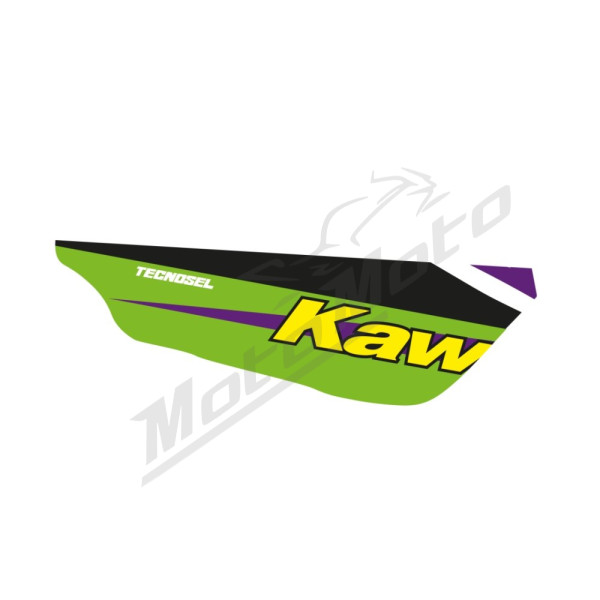 TECNOSEL Seat cover and sticker set Kawasaki KX 125-250 94-98