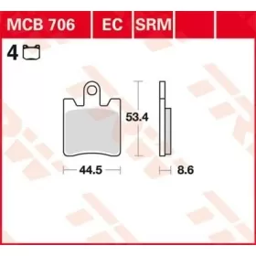 TRW SV Series Sindered Brake Pads Triumph / Yamaha 1200-1900cc 06-20