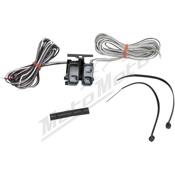DRAG SPECIALTIES Handlebar Switch Kit Harley Davidson FLD / FLHR / FLHRC / FLHRCI / FLHRI 1340-1800cc 96-13