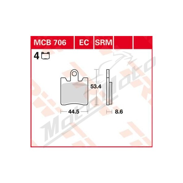 TRW SV Series Sindered Brake Pads Triumph / Yamaha 1200-1900cc 06-20