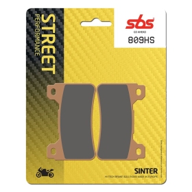 Sbs stabdžių trinkelės 809HS Sintered HONDA