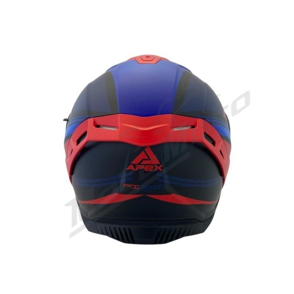 APEX Helmet FI200 Paris Blue/Red matt