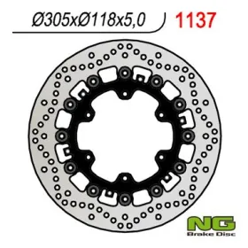NG BRAKES Priekinis plaukiojantis stabdžių diskas 305mm BMW K / R 850-1100cc 76-02