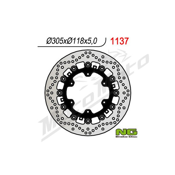 NG BRAKES Front Floating Brake Disc 305mm BMW K / R 850-1100cc 76-02
