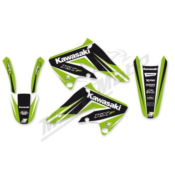 BLACKBIRD RACING Dream 4 Graphics Kit Kawasaki KX 250cc 04-05