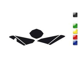 BLACKBIRD Plokštelės lipdukai HUSQVARNA TE 449-511cc 2011-2013