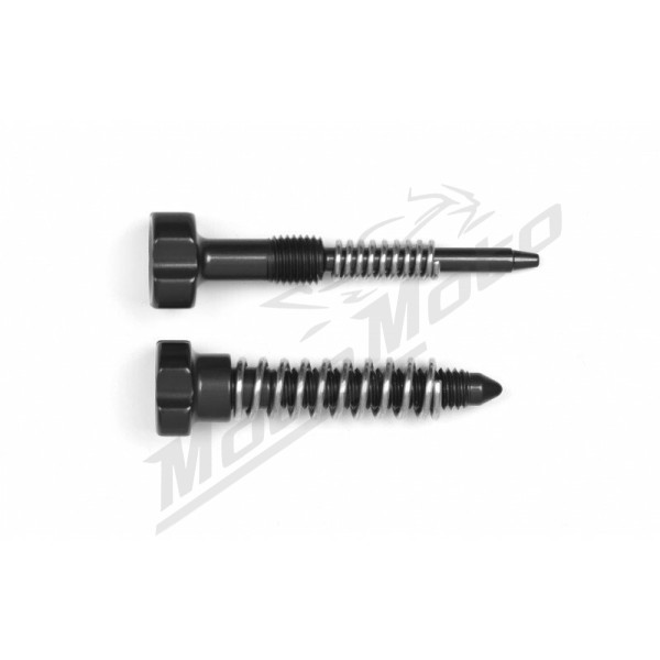 S3 Enduro Carburetor Adjuster Screws Idle + Air + Springs Black