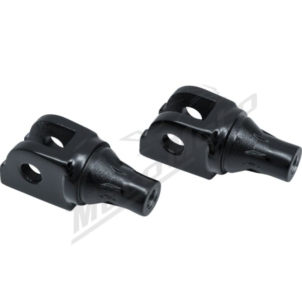 KURYAKYN Tapered Driver Footpeg Adapter Black Harley Davidson FLDE / FLHC / FLSB / FXST / FXFBS 1750/1923 20-24
