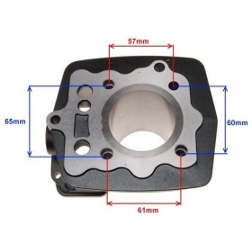 Cilindro / galvos komplektas SHINERAY XY125-10D AC 125cc / Ø56,5 / PIN Ø13 4T