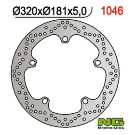 NG BRAKES Front Wave Floating Brake Disc 320mm BMW / Husqvarna 850-1600cc 01-25