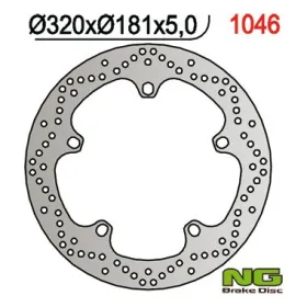 NG BRAKES Priekinis Wave plaukiojantis stabdžių diskas 320mm BMW / Husqvarna 850-1600cc 01-25