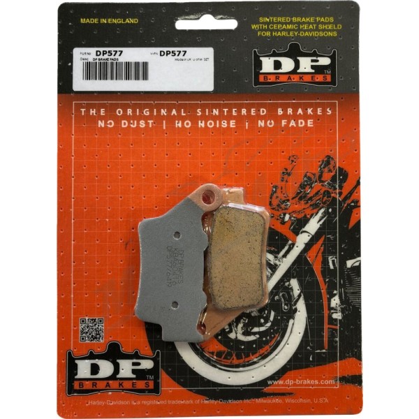 DP BRAKES Sintered Metal  Indian/Victory Brake Pads Husqvarna / Indian / KTM / Royal Enfield / Victory / Zero 60-1179cc 11-24